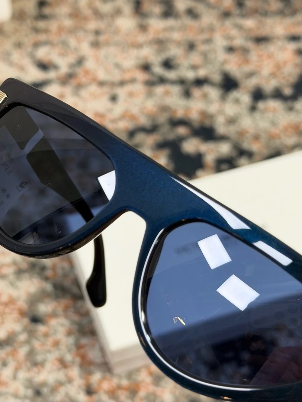 NWT Victoria Beckham ‘VB685S’ Cat Eye Sunglasses in “Metallic Midnight Blue”